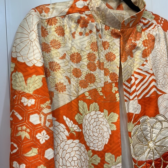 Designer Silk Rare Kimono / Blazer - Picture 2 of 7